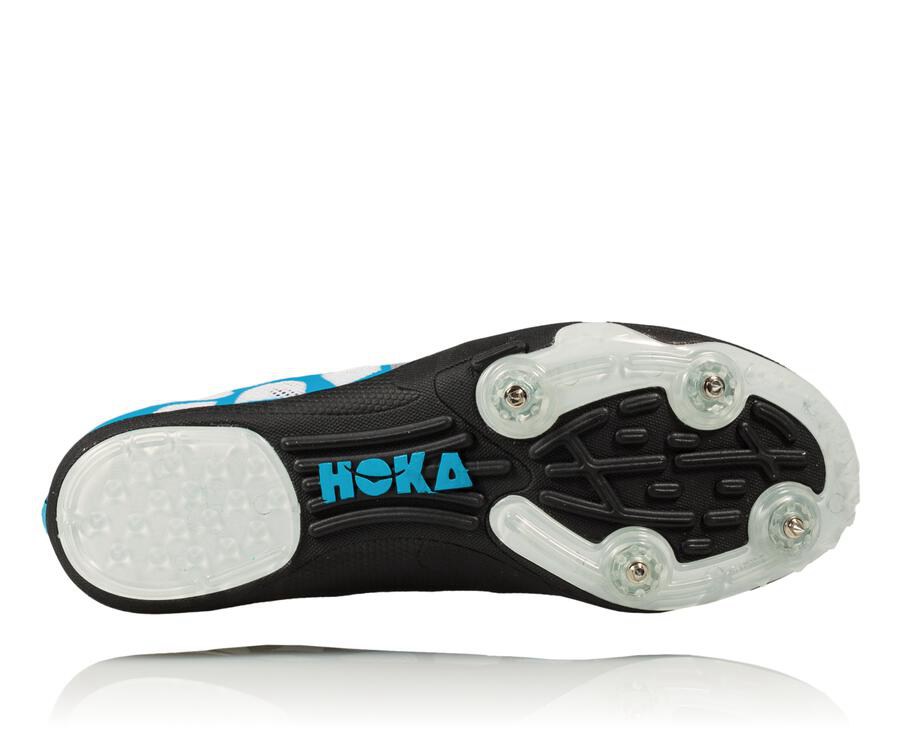 Hoka One One Çivili Koşu Ayakkabısı Erkek Beyaz/Mavi - Rocket X - RI4281039